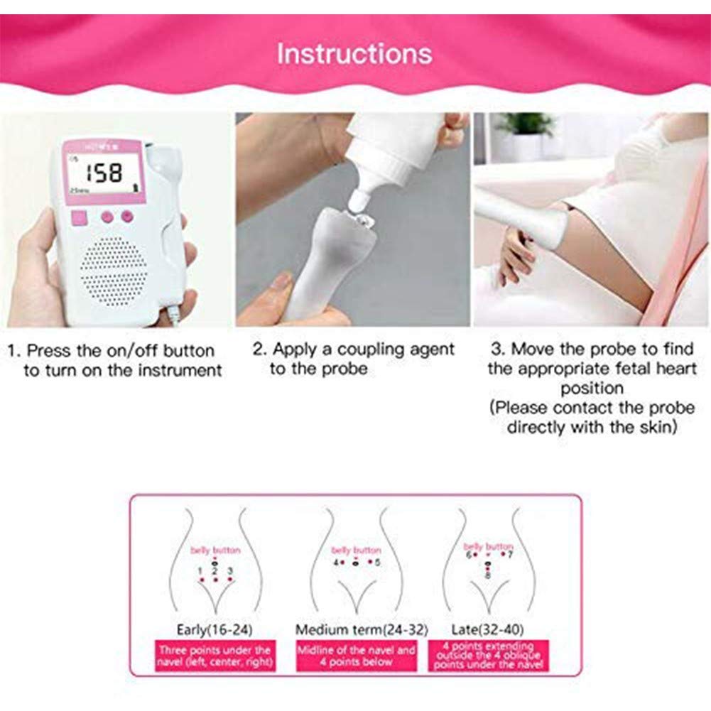 Hongover Detector ultrasónico para bebés y mujeres, doble