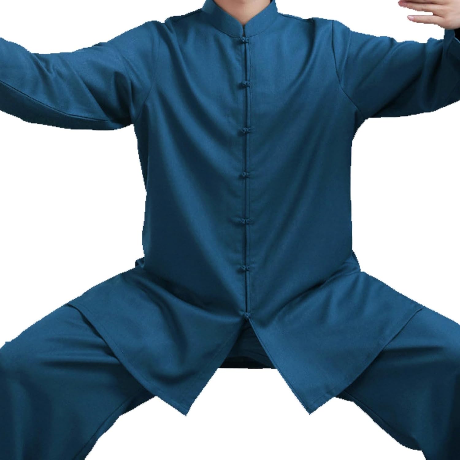 Kung Fu Chinese Traditional Martial Arts Tai Chi Taekwondo Training Cloths Clothing for Man Women(Size:Small)
