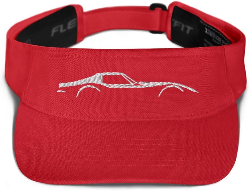 C3 Stingray Silhouette 3rd Gen Vette Driver Custom Embroidered Visor
