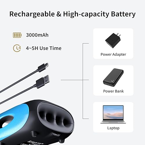 Miniatura 15 de FIT KING Masajeador de manos inalámbrico con compresión y calefacción, masaje envolvente de dedos para dolor de artritis y túnel carpiano, gran