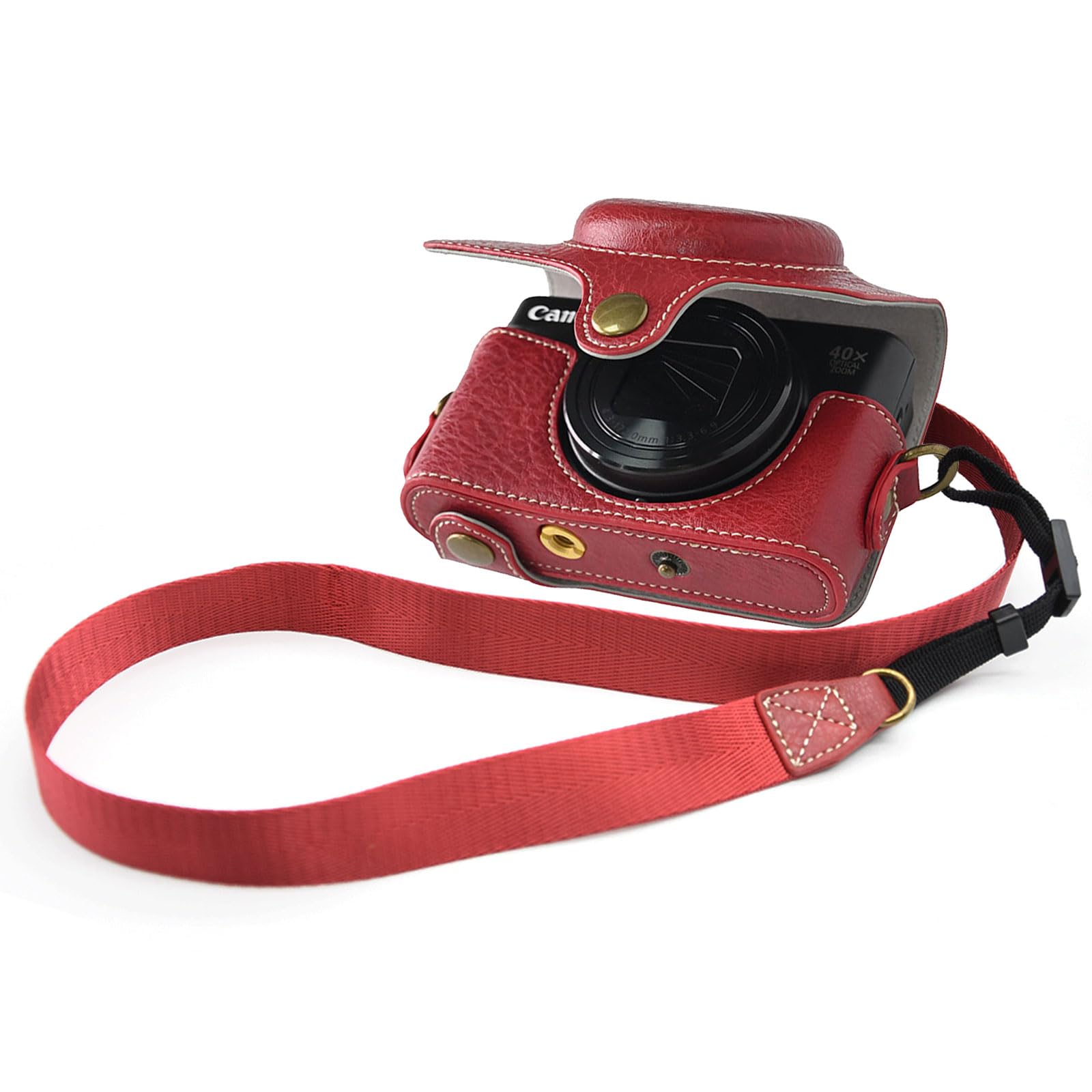 BEADY Camera Case for Canon PowerShot SX740 HS SX730 HS SX720 HS Camera Cover Case PU Leather PowerShot sx720hs SX730hs SX740hs Protective Cover