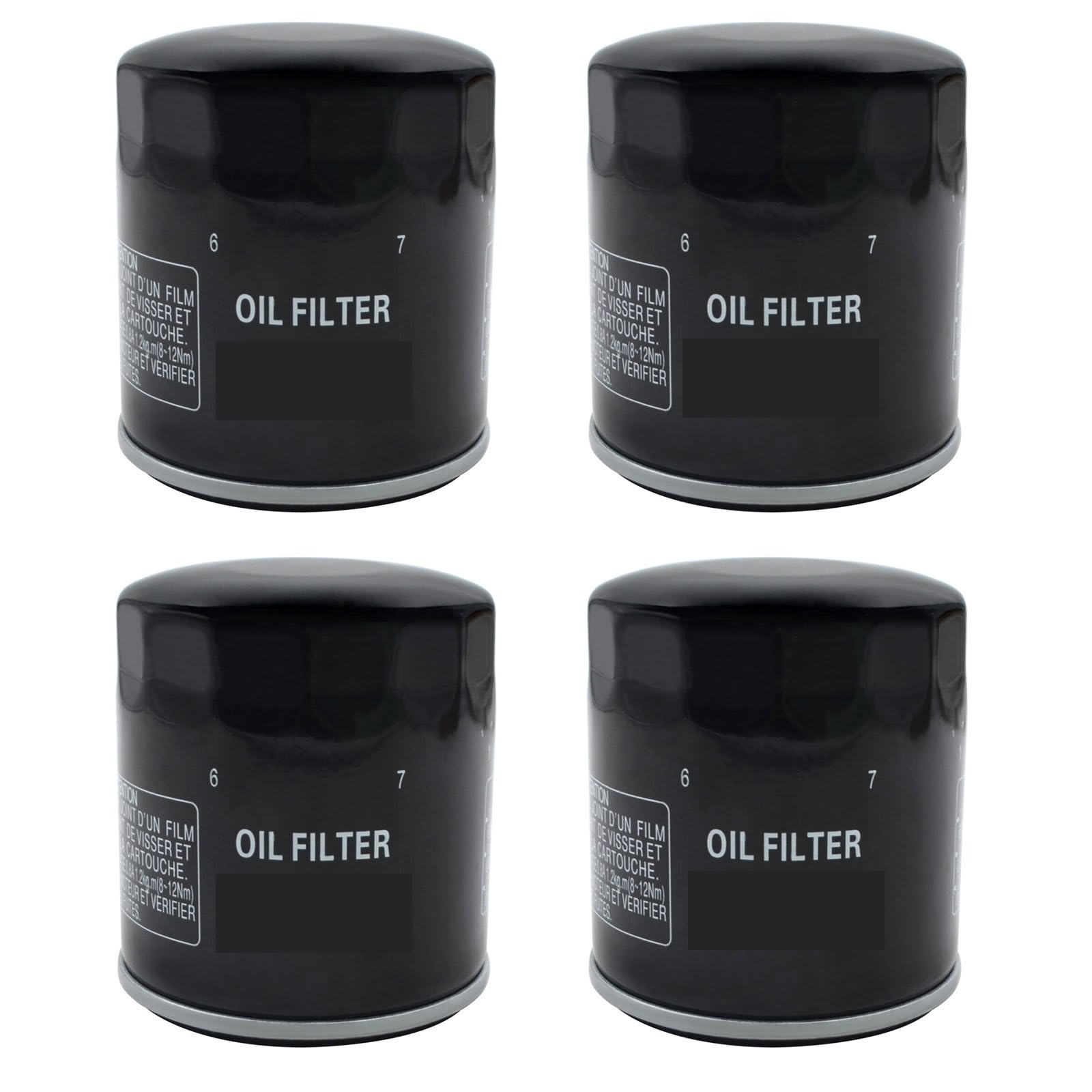 Filtr olejowy Pasuje do Harley FLRT Freewheeler FLS Softtail Slim FLSB Sport Glide FLSL 63798-99 Filtr oleju motocyklowego(4PCS)