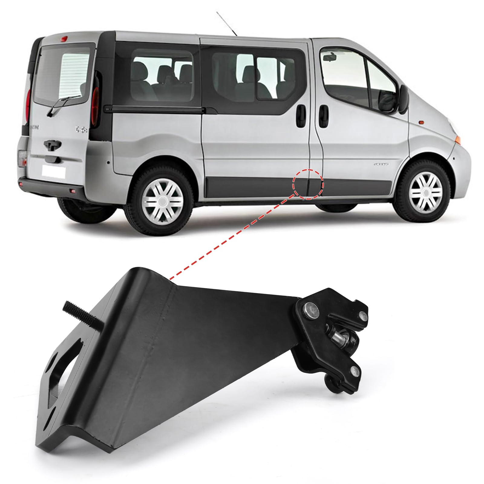 Pièce Auto Trafic Roulette Porte Latérale Droite Trafic 2, Vivaro A, Primastar (2000-2014) - Galet Bas De Porte Coulissante - STARKIT Roulette Vivaro A Primastar