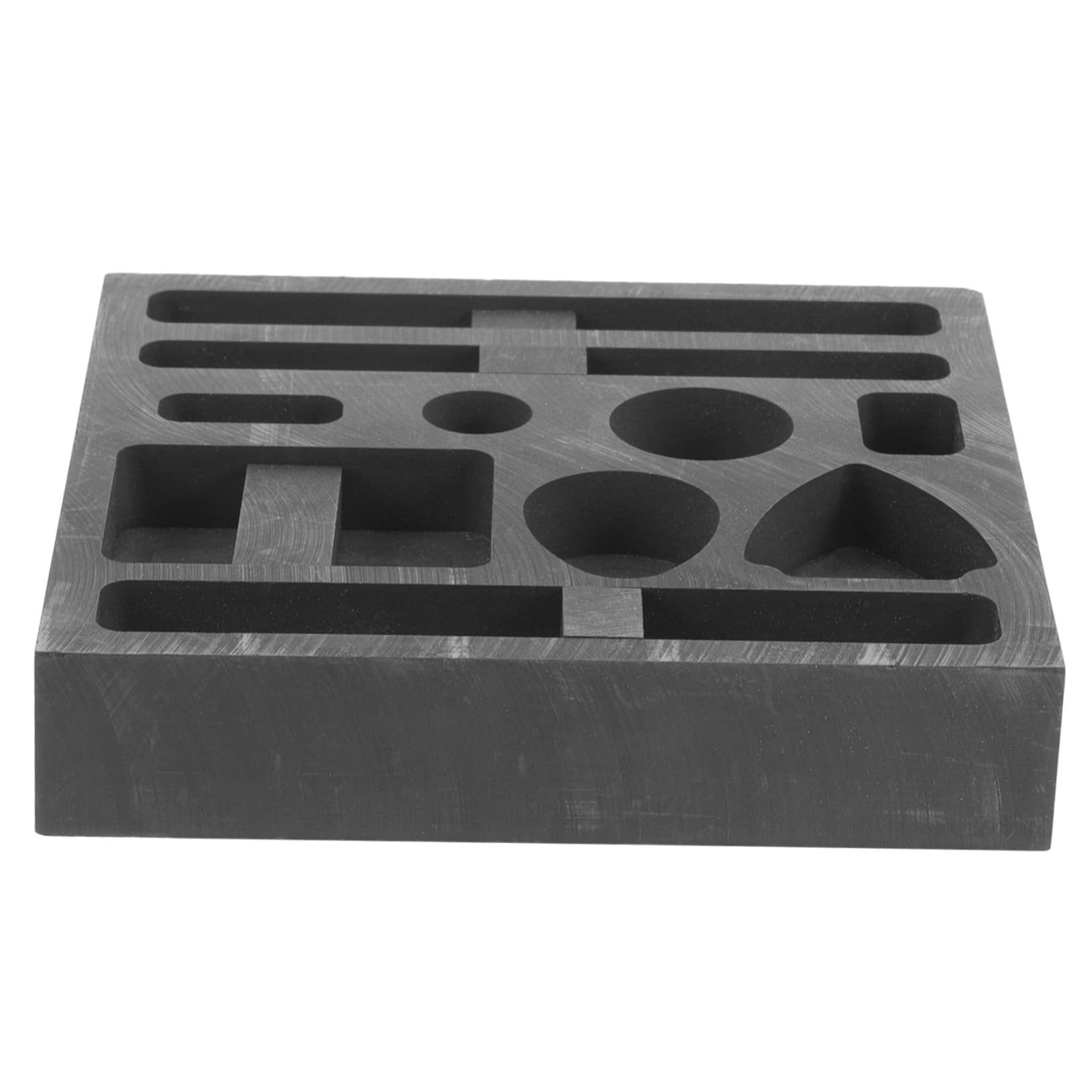 Lot De 5 Moules De Moulage De Métaux Moules À Lingots De Graphite Raffinage De Ferraille Pour La Fusion De Petits Volumes