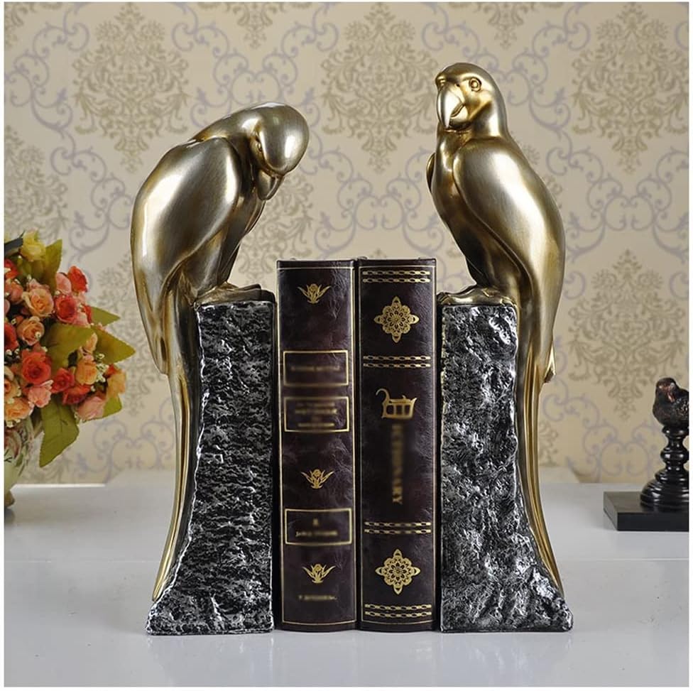 Book End Bookends Heavy Duty Book Ends for Shelves, Decorative Resin Bookend Book Stoppers Book Support for Heavy Books Decoration Gift Book Stoppers