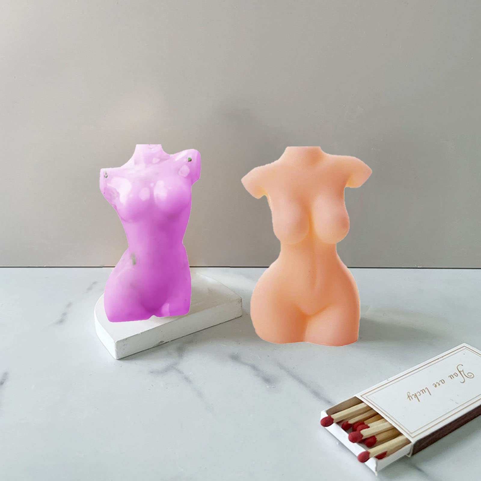 Kerzenform Silikon – 3D Frauenkörper Form Für Duftkerzen, Seife & Harz (100 Ml, Flexibel, Wiederverwendbar)
