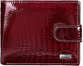 Bracevor Genuine Leather Bifold Card Holder Ladies Wallet Purse for Women – Wine Red | Card Slots | ID Pockets | Coin Pocket | Cash & Zipper Pockets