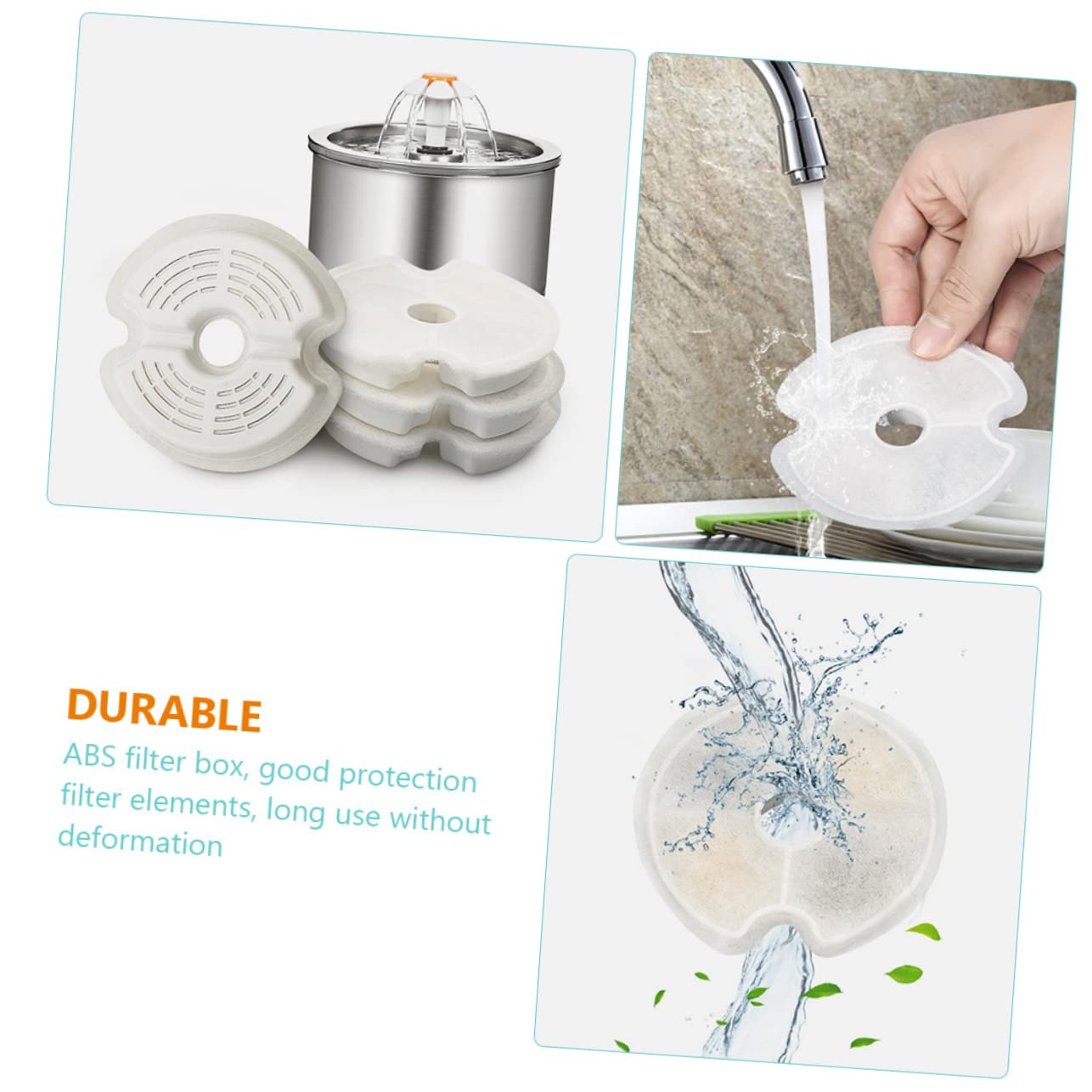FRCOLOR 3juegos Filtros De para Bebederos De Pack De Filtros De Agua para Filtración y Compatible De Agua para