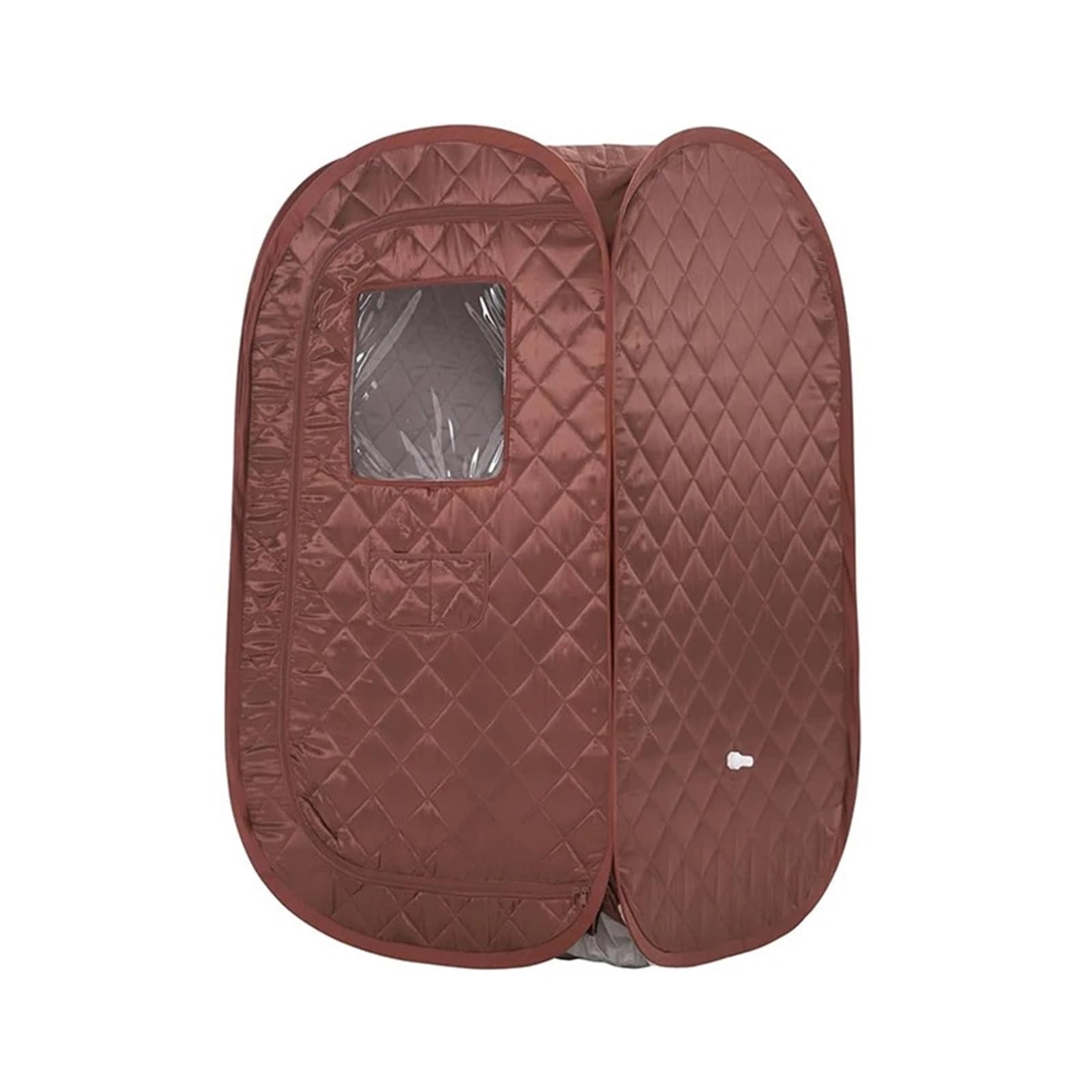 Tenda Da Sauna Portatile Pieghevole For Una Persona Spa For Tutto Il Corpo For La Terapia Disintossicante Senza Vapore Relax A Casa(Brown)