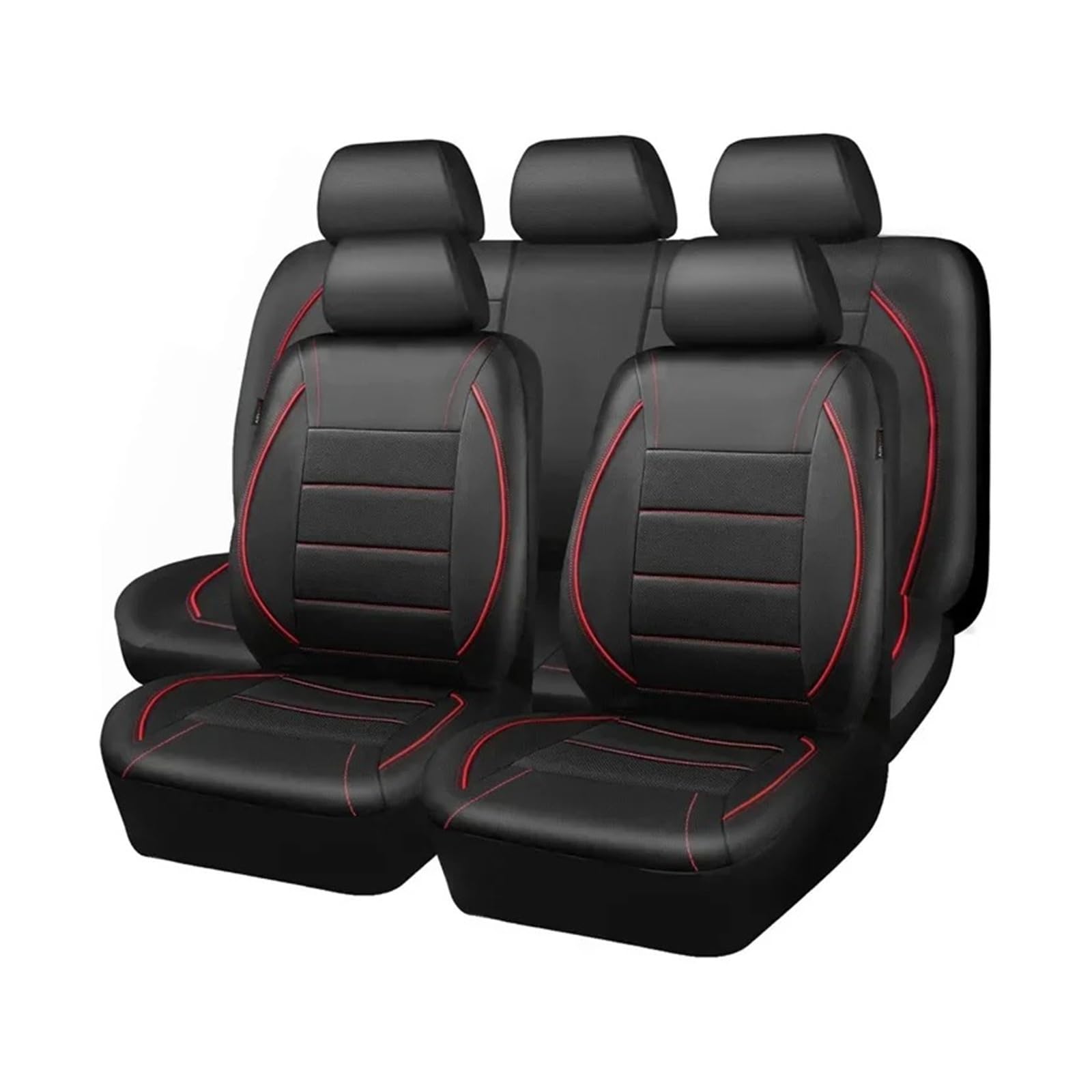 Coprisedili Auto Coprisedile In Similpelle Coprisedile Universale Per Auto A Cinque Posti Per Tutte Le Stagioni Protezione Completa Per Sedili(Blue-Black)