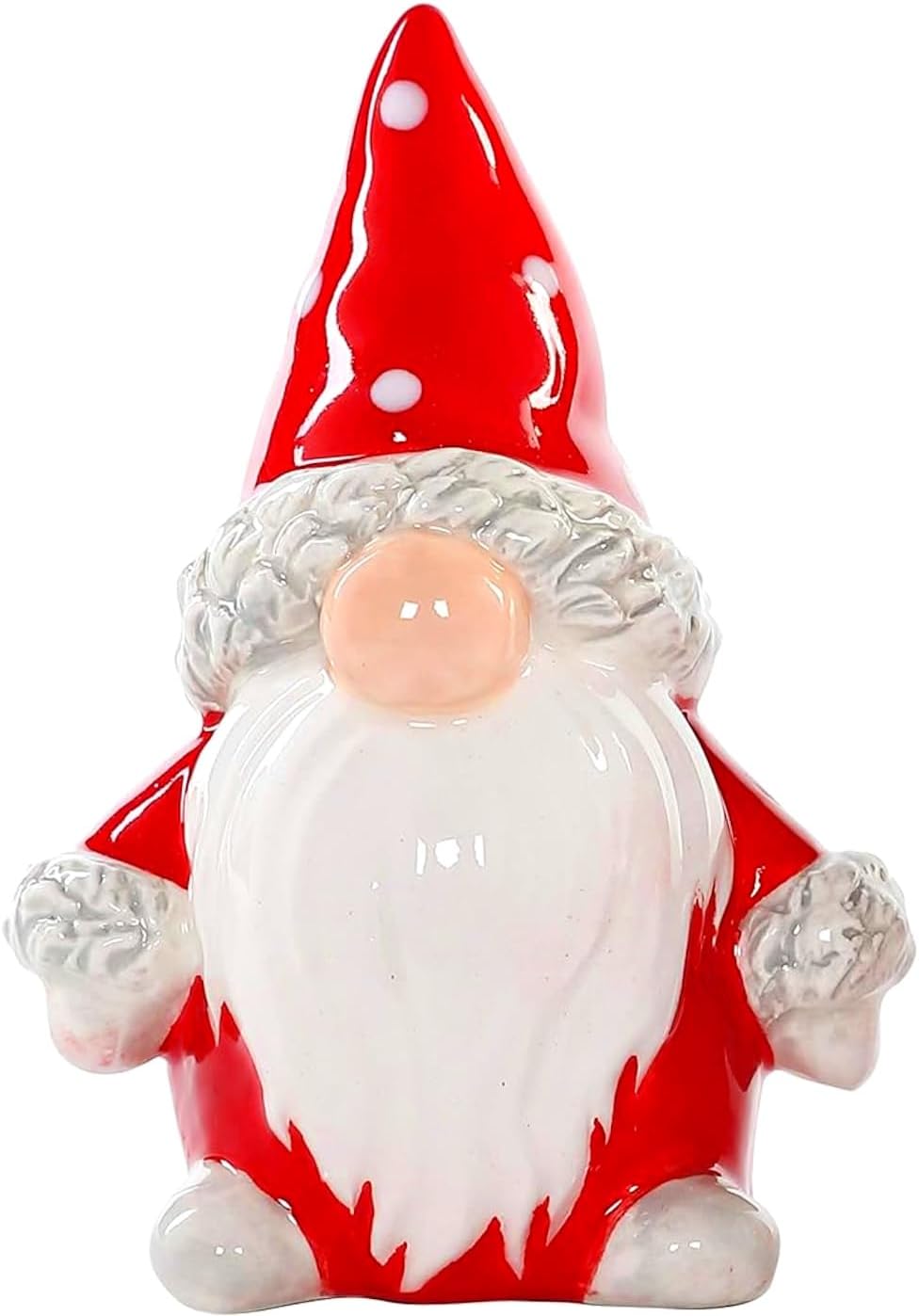 Polka Dot Holiday Gnomes Salt & Pepper Shakers