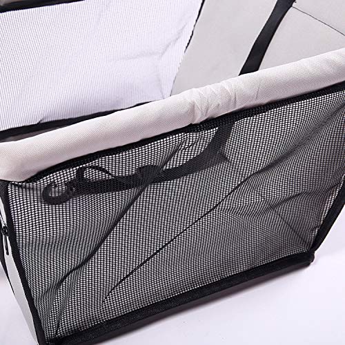 Cadeirinha de Viagem para Carro - para Cães e Gatos (Cinza)