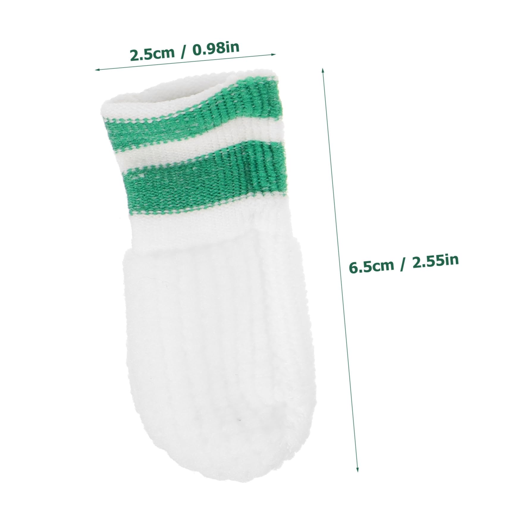 Toddmomy 6-Pack Dog Finger Toothbrush Gentle Nylon Bristles for Dog Grooming Brushing Doggy Oral Care Kit Pet Cleaning Gloves for Dogs Cats