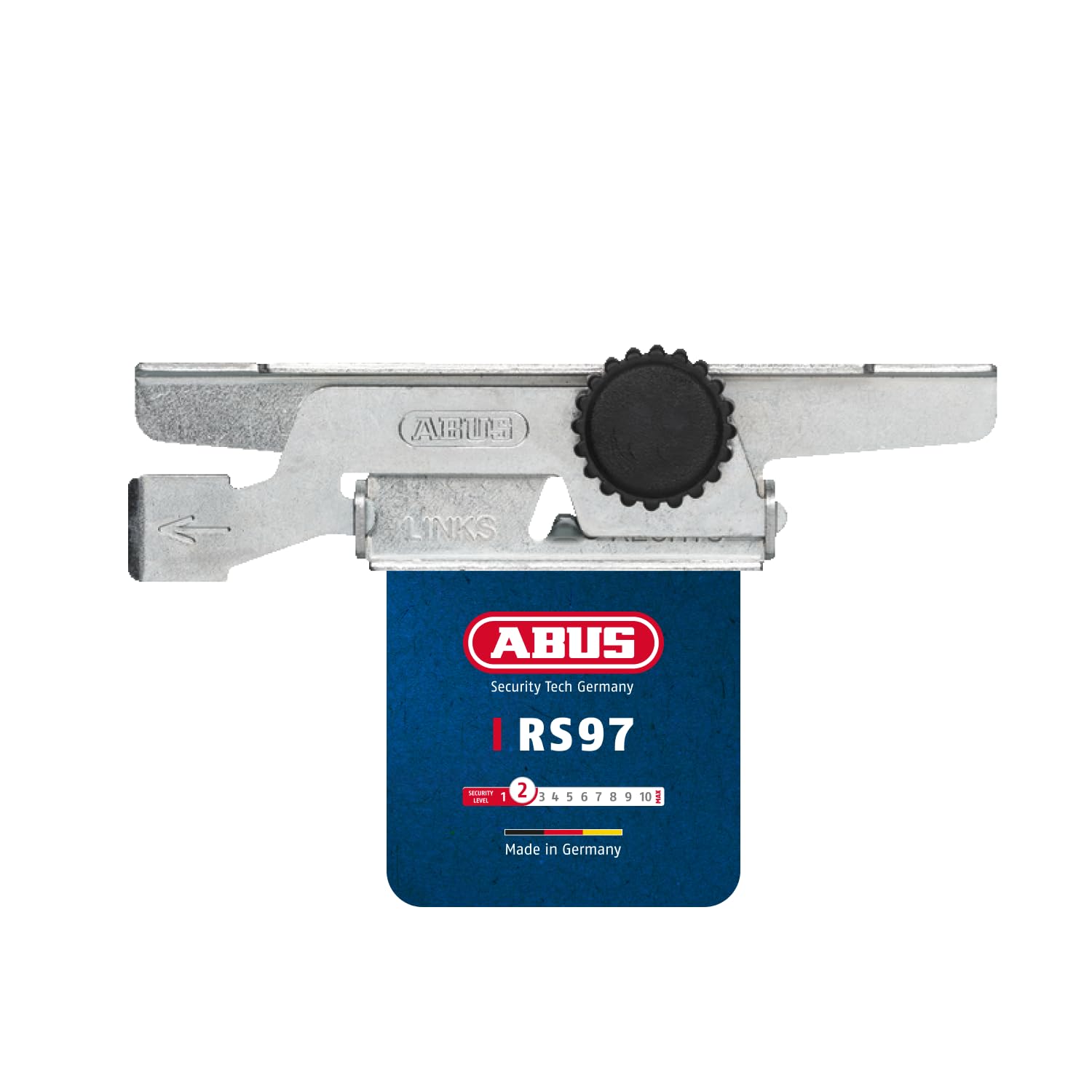 ABUS Protection Volet Roulant RS97 - Protection Anti-Soulèvement pour Volet Roulant - Montage Sans Perçage ni Vissage - Niveau de Sécurité 2 - 08187 - Lot de 2