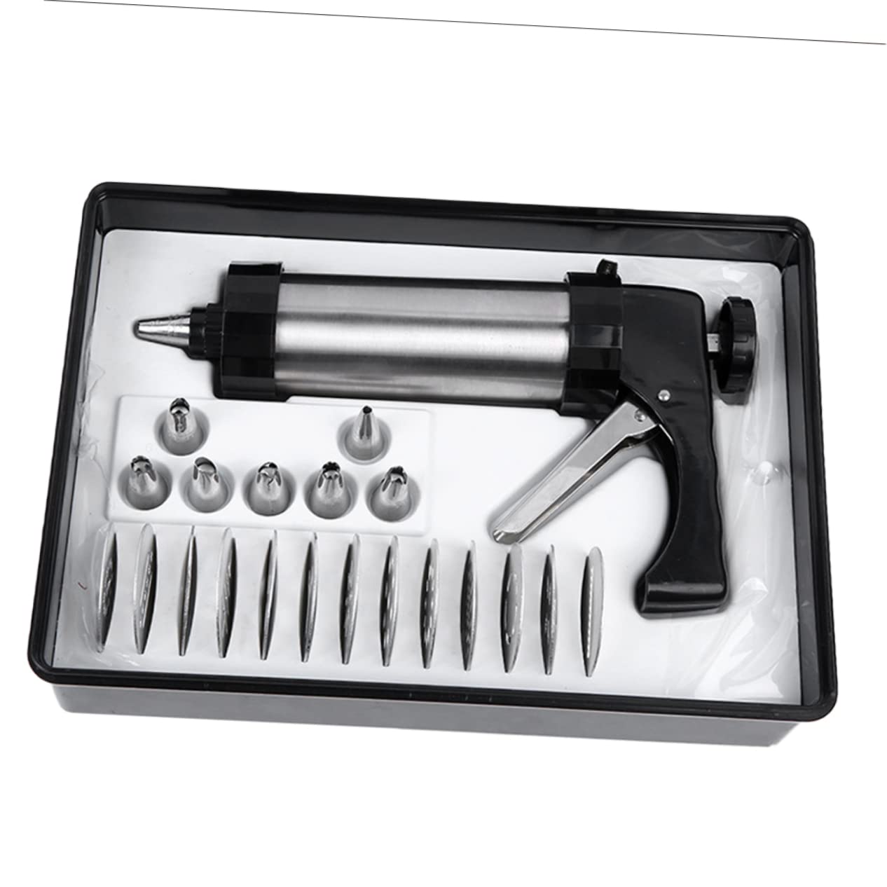 Cabilock 21pièces Kit De Presse à Biscuits Ustensile De Décoration De Gâteaux Avec Disques Formes Variées Et Douilles à Glaçage Pour Créer Des Cookies Et Personnalisés