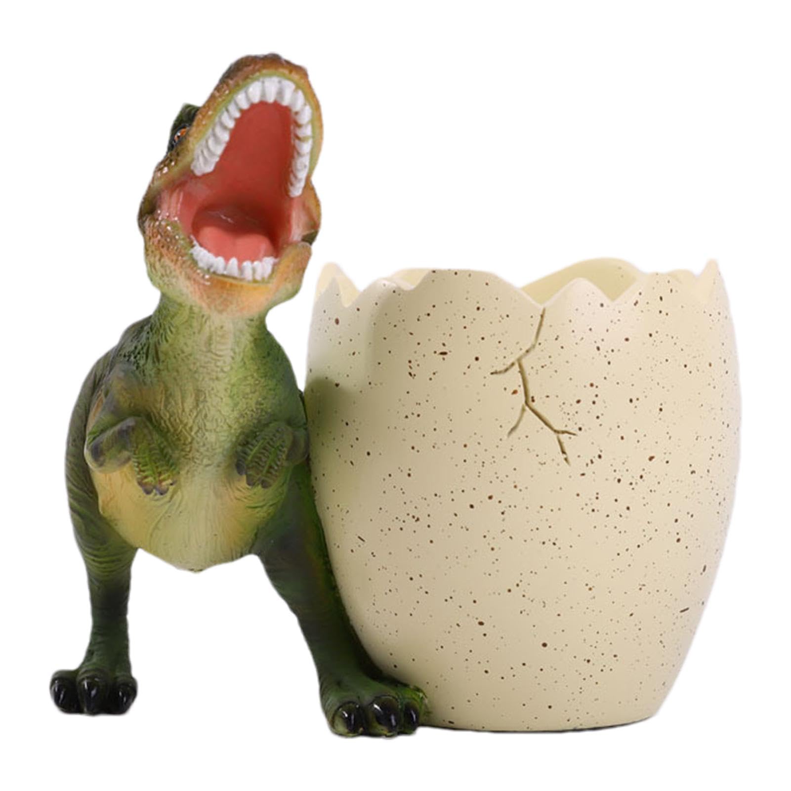 Pot à crayons œuf de dinosaure, idée cadeau originale pour le bureau