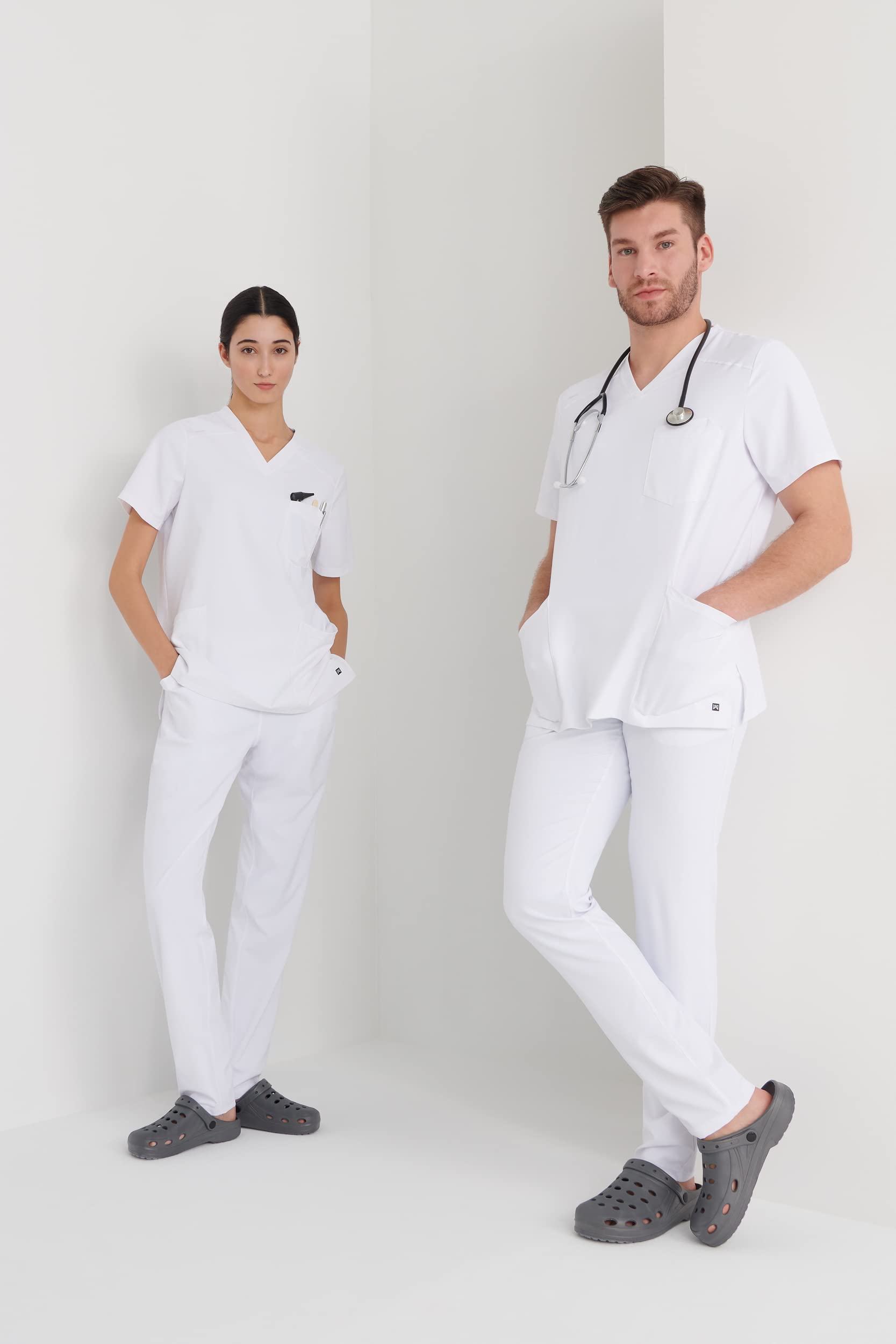 Pantalón Pijama Sanitario Unisex Deportivo Fit Médico, Enfermera, Hospital, Clínica. Ref: Phoenix 13.02