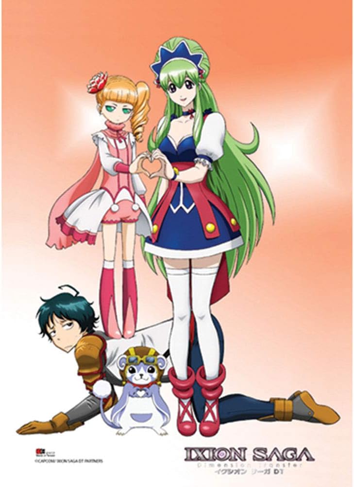 Amazon Com Ge Animation Ixion Saga Dt Wall Scroll Home Kitchen