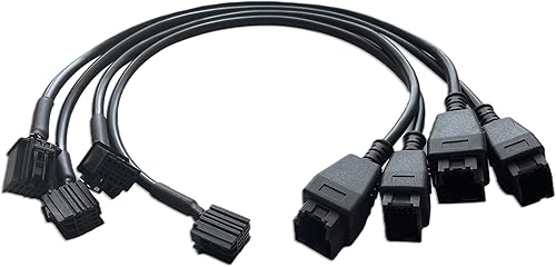 AMHTDOL obd2 Cable adaptador de extensión 12 8 para vehículo Chrysler, compatible con Gladiator 2020+Wrangler 2018+Ram 1500 2019+RAM TRX 2021+,