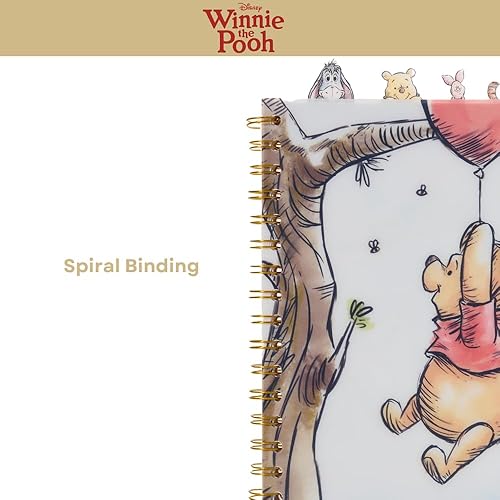 Miniatura 233 de Disney Encanto - Cuaderno con pestañas encuadernadas, encuadernado en espiral, 96 páginas a rayas, 8 x 7 pulgadas, morado