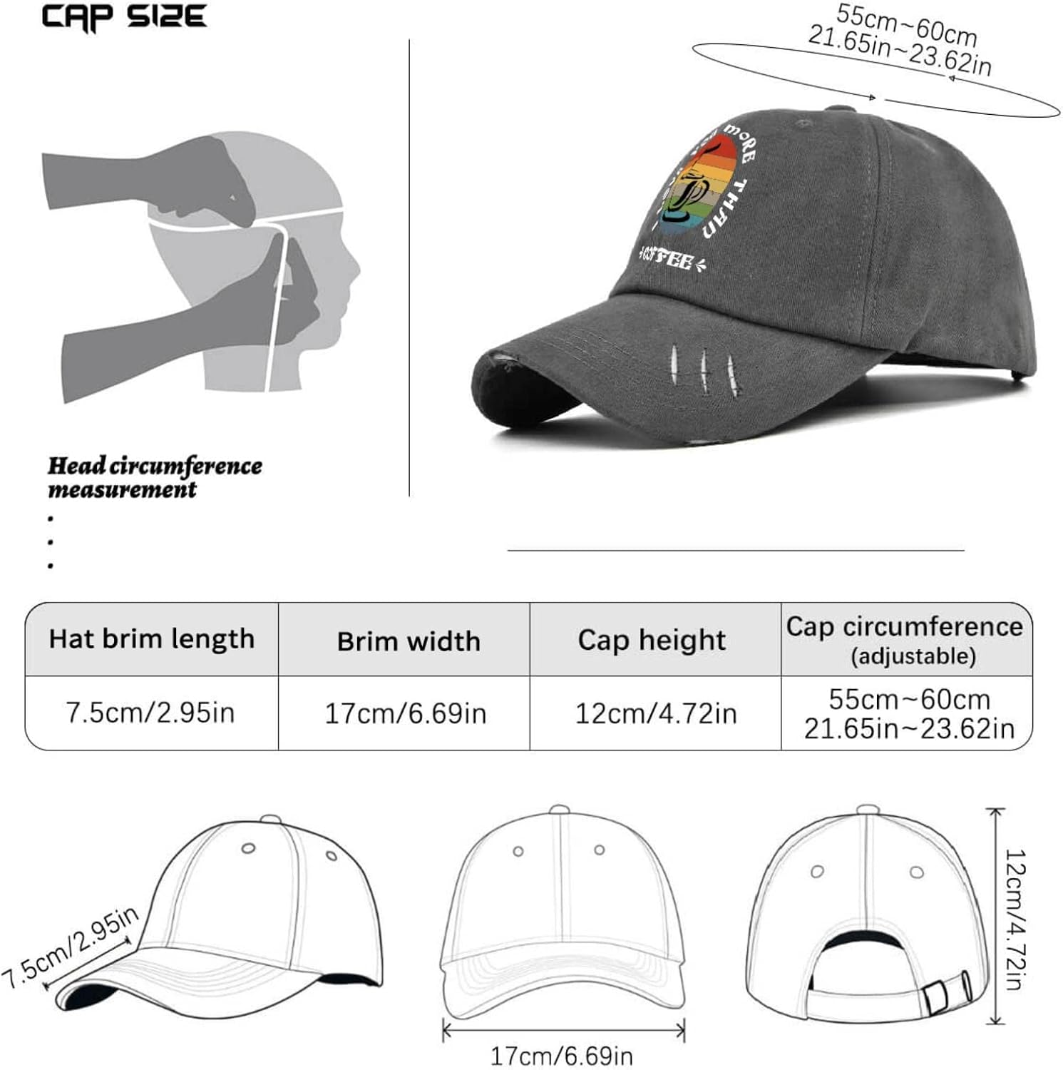 Valentines Day Hats for Men Baseball Cap Adjustable Hats for Women, i Love youu More thans Coffee Dad Hats for Men : Clothing, Shoes & Jewelry