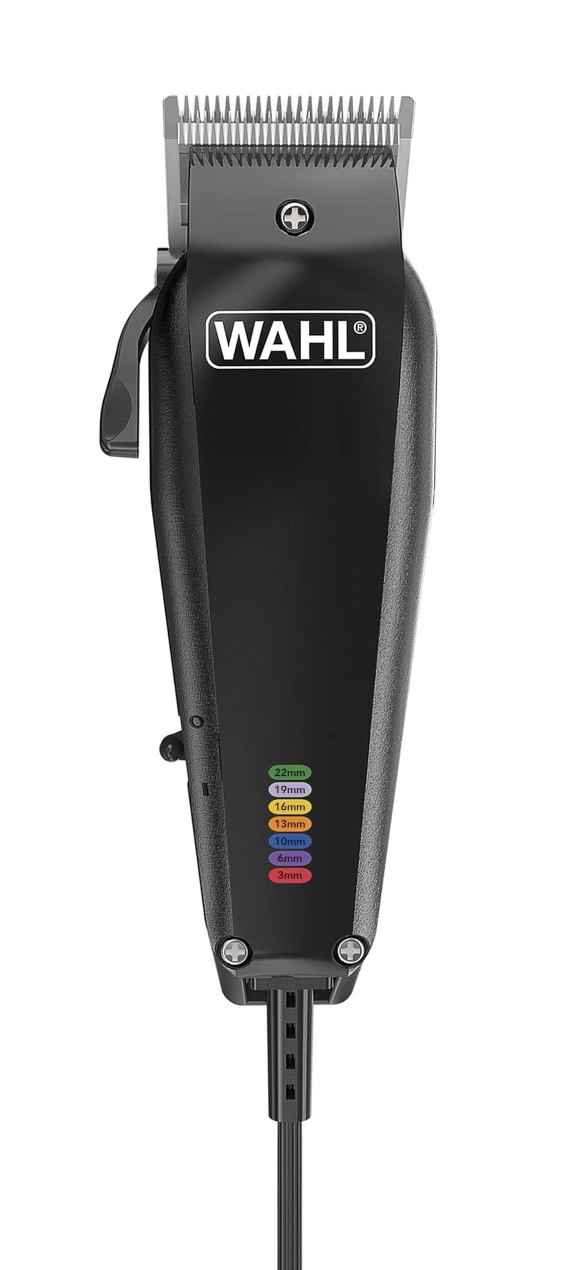 WAHL Multi Cut - silencioso, con cable, para uso doméstico, con cuchillas afiladas con precisión + WAHL Slicker Brush Medium - cepillos alisadores para animales de pelo largo y corto