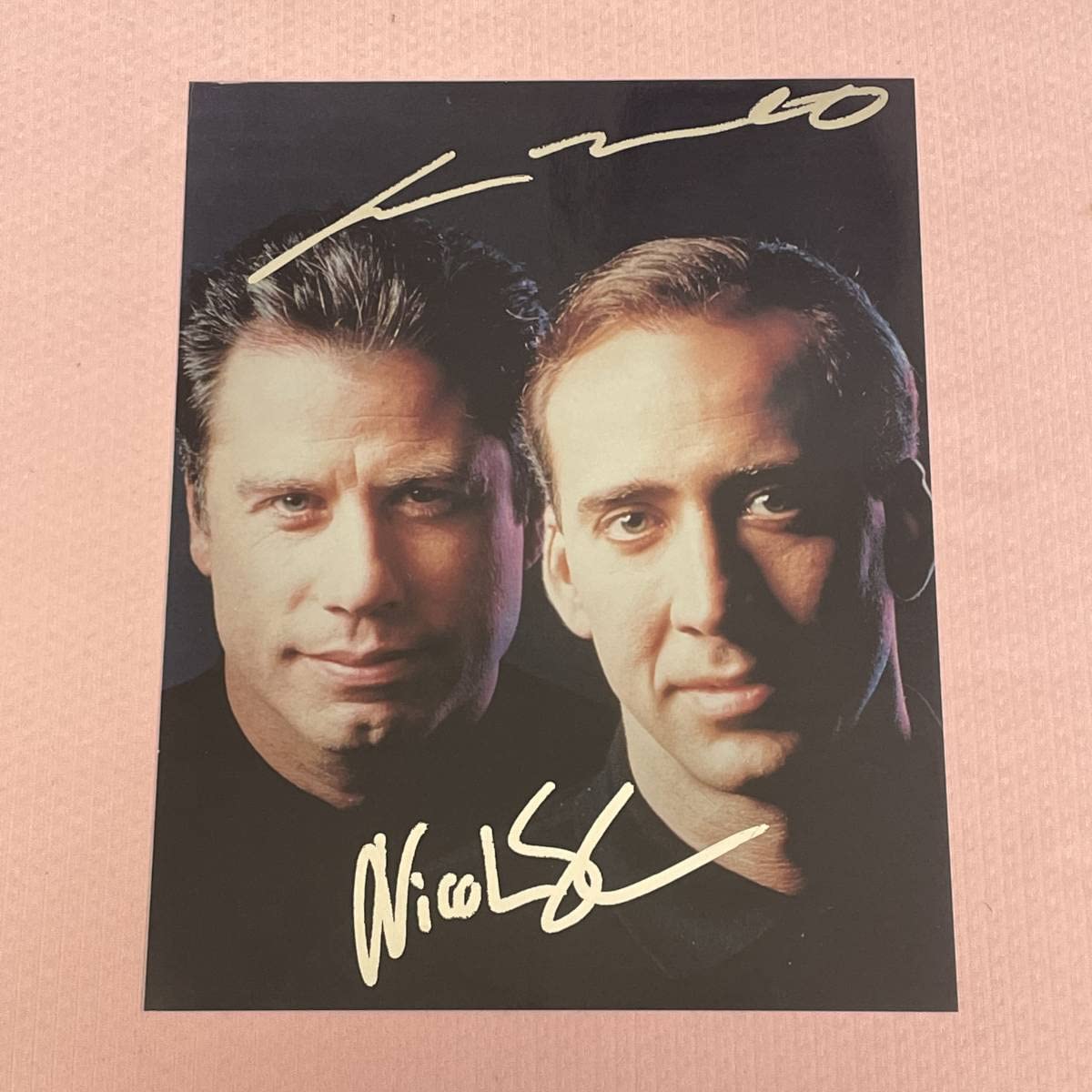 Amazon.co.jp: 映画○ニコラスケイジ、ジョン・トラボルタ 直筆サイン  