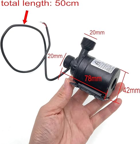 Miniatura 2 de JZK Bomba de agua sumergible sin escobillas DC 12V 800LH 5M Micro pequeña bomba de agua para estanquefuentepiscinasistema de circulación de agua de