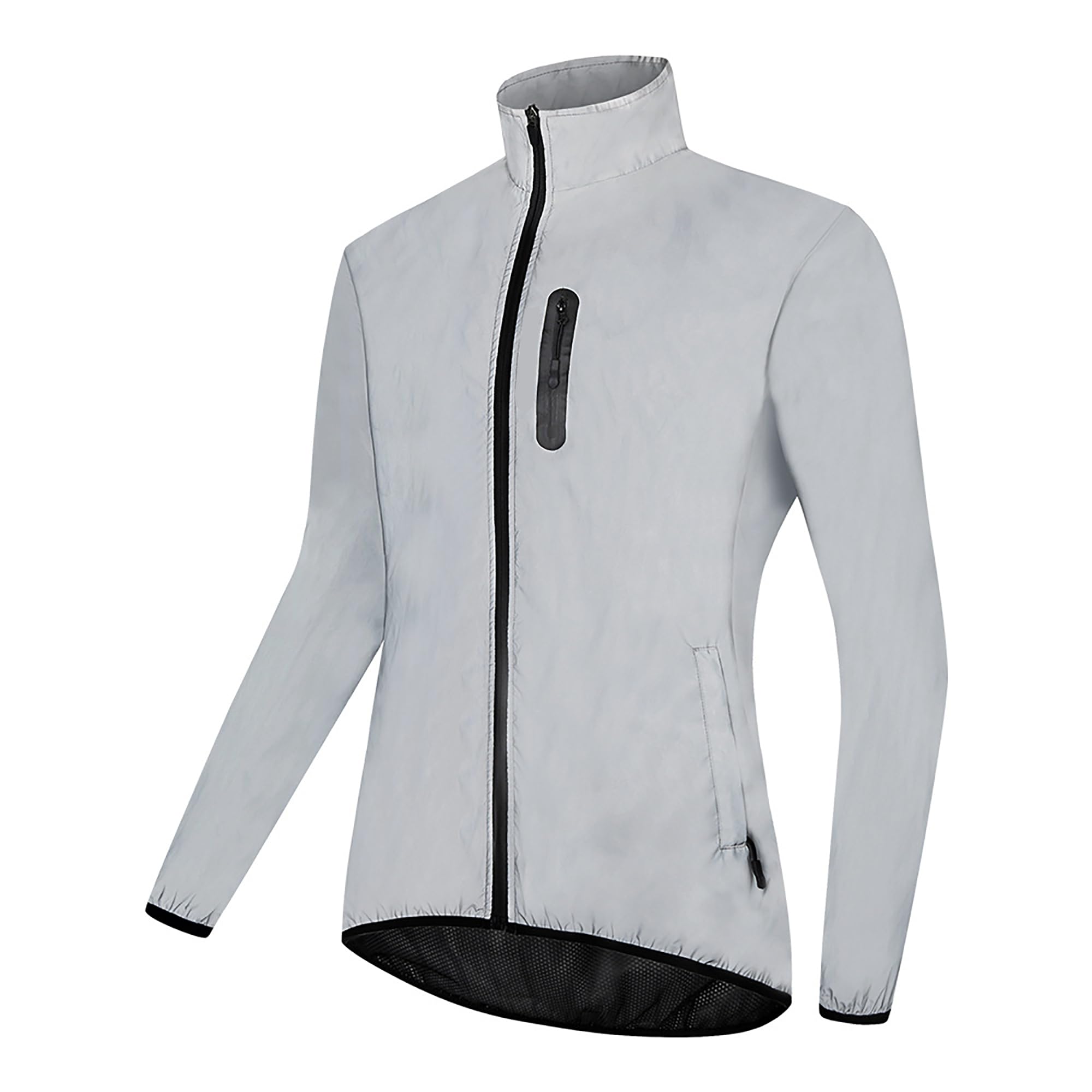 Chaqueta Reflectante Ropa de Ciclismo para Hombres, Impermeable Cortavientos Hombre y Mujer Running, Deportes al Aire Libre para Mujeres para Correr, Hacer Footing, Ciclismo