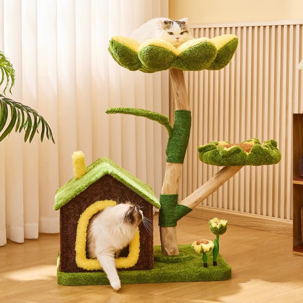 Centro de Actividades para Gatos Árbol for Gatos, Torre for con apartamento for, de Interior, Varios Pisos, columnas y parterres