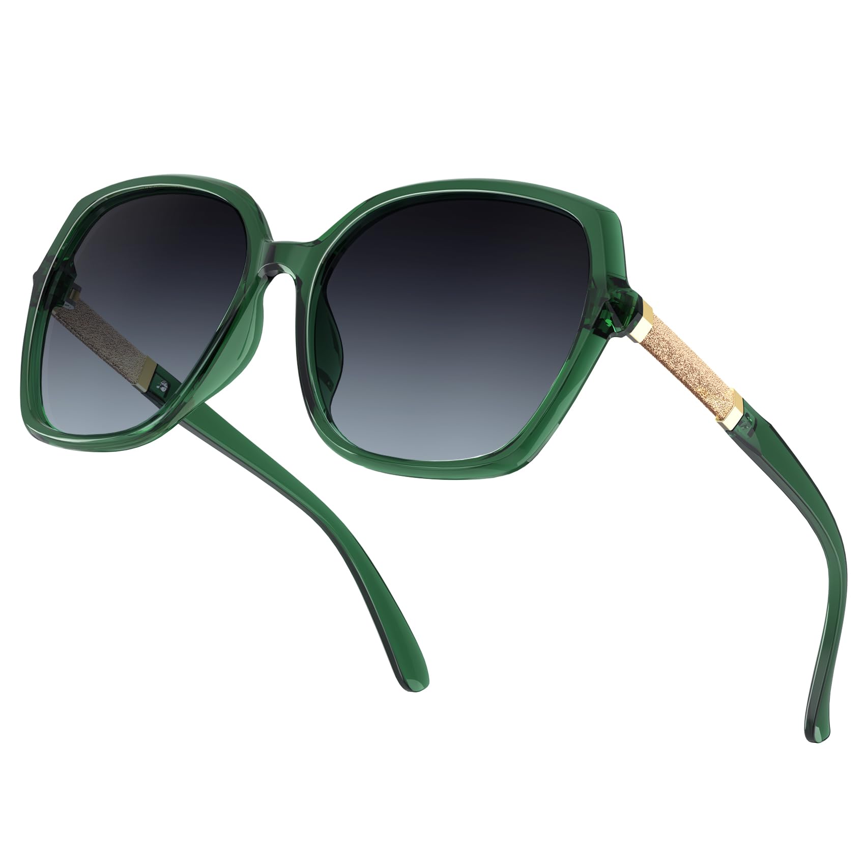 NSSIW Polarized Sunglasses Womens Sunglasses: Trendy Fashion Oversized Sun Glasses UV400 Protection for Driving Vacation