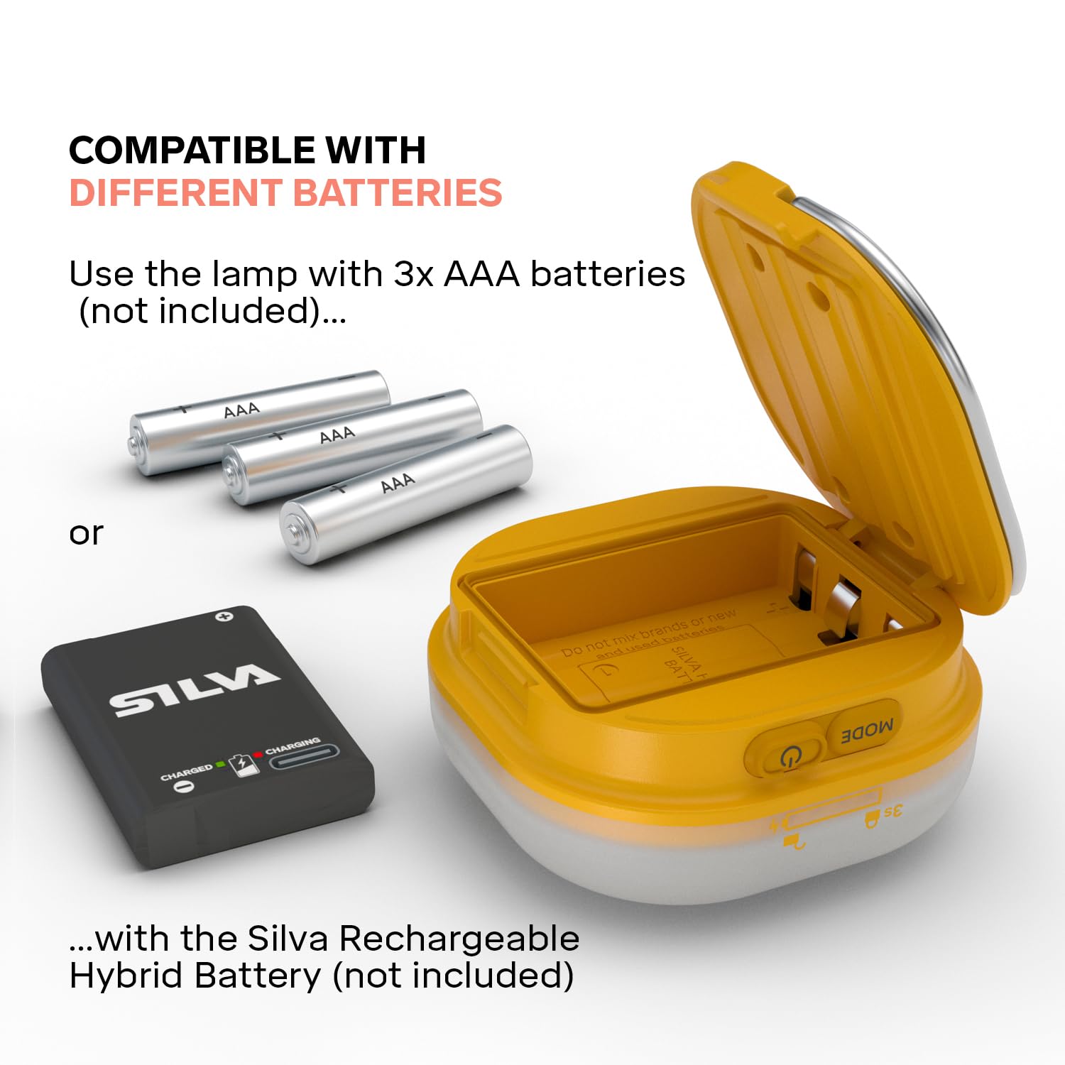 Silva Camping Lights for Tents, Camping Lantern Glow, 250 Lumen & 4 Brightness Levels, White & Warm Light, 101h Burn Time - Image 4