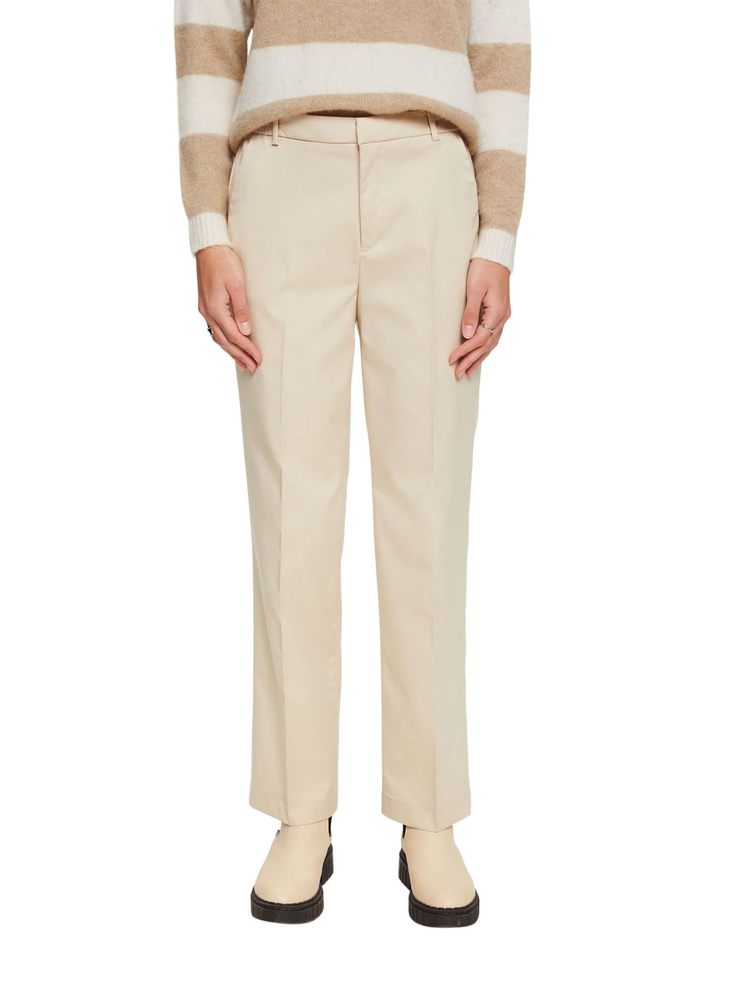 ESPRIT Straight Leg Pants, 285/Sand, 12