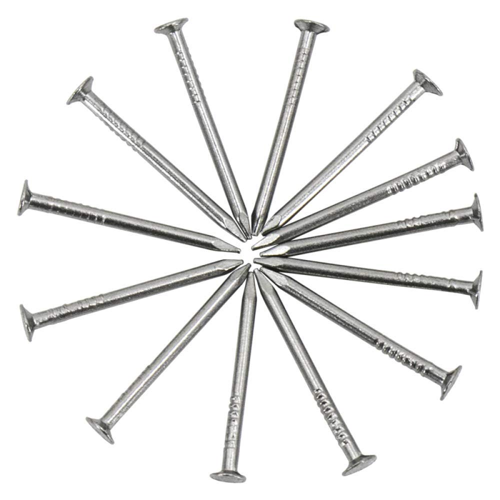 Clavo galvanizado para Pared de hormigón,Clavos d Clavos de Acero, Clavos, Clavos Especiales for Obras de construcción, Clavos(80mm (1kg/Bag))