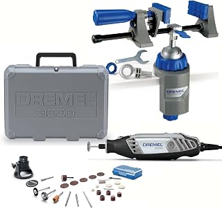 3000 Rotary Tool 130W Multi Tool Kit (1 Attachment, 26 Accessories, 1 Multi-Vise, Variable Speed 10,000 to 33,000 RPM)