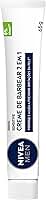 NIVEA MEN Creme de Barbear Sensitive 2 em 1 65g, Protege a Pele, Previne Irritações, Deslizamento Suave, Extrato de Camomila, Pele Sensível