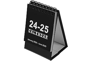 STOBOK 2022-2023 Desk Calendar Stand Up Desktop Year Calendar Organizer