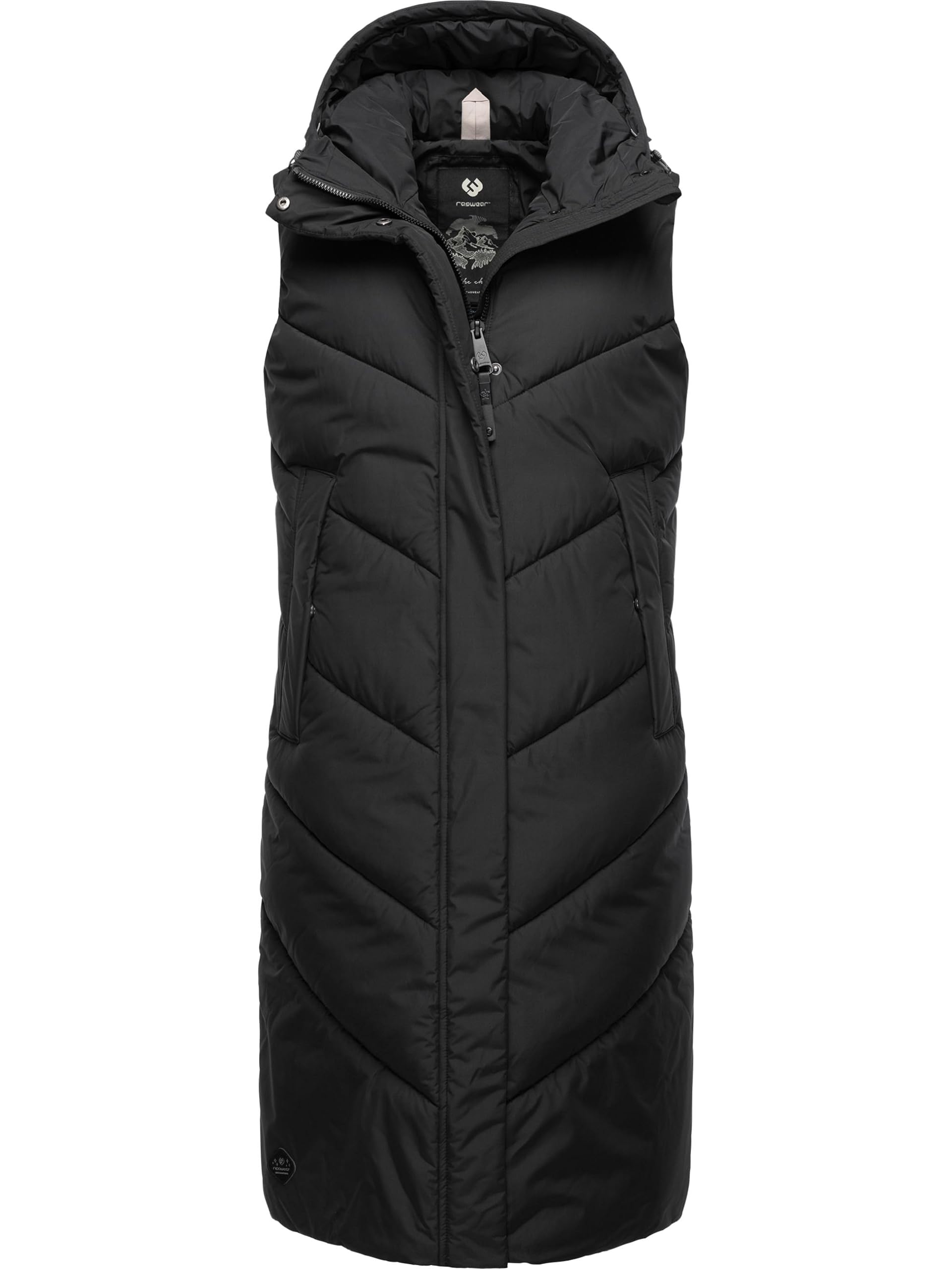 Ragwear Gilet trapuntato invernale da donna con cappuccio Suminka XS-6XL