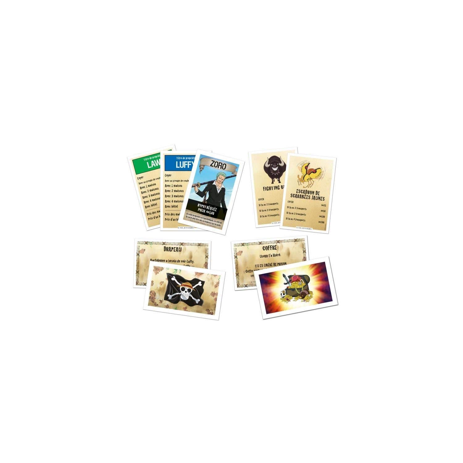 Winning Moves Monopoly One Piece en français - Jeu De Plateau 12+ - Jeu de Société pour 2 à 6 Joueurs - Jeux de Société Famille en français