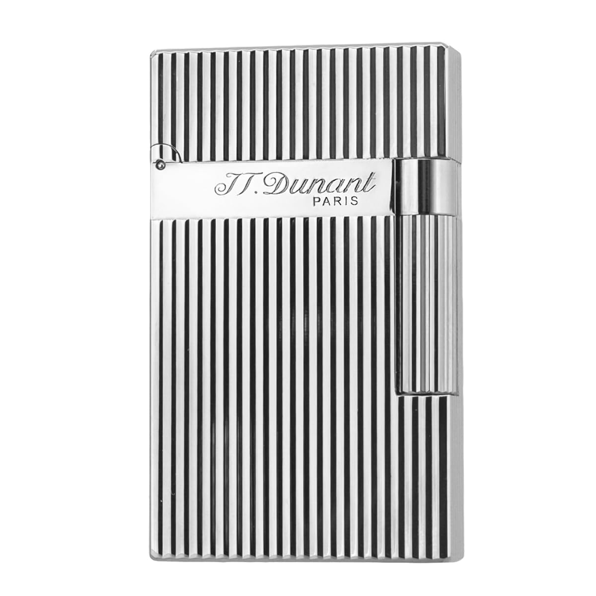 Photo 1 of JTDunant Classic Ligne 2 Style Brass Lighter – Iconic “Ping” Sound (Sliver)