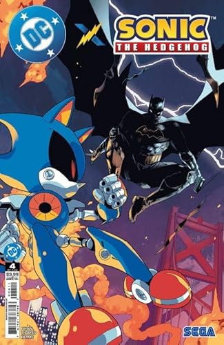 DC X Sonic the Hedgehog 4A VF/NM ; DC comic book | Batman