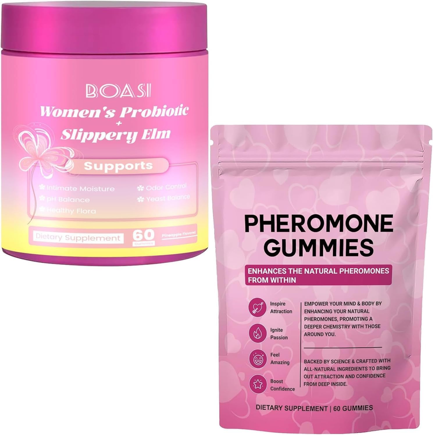 Vaginal Probiotics Gummies + Pheromone Gummies