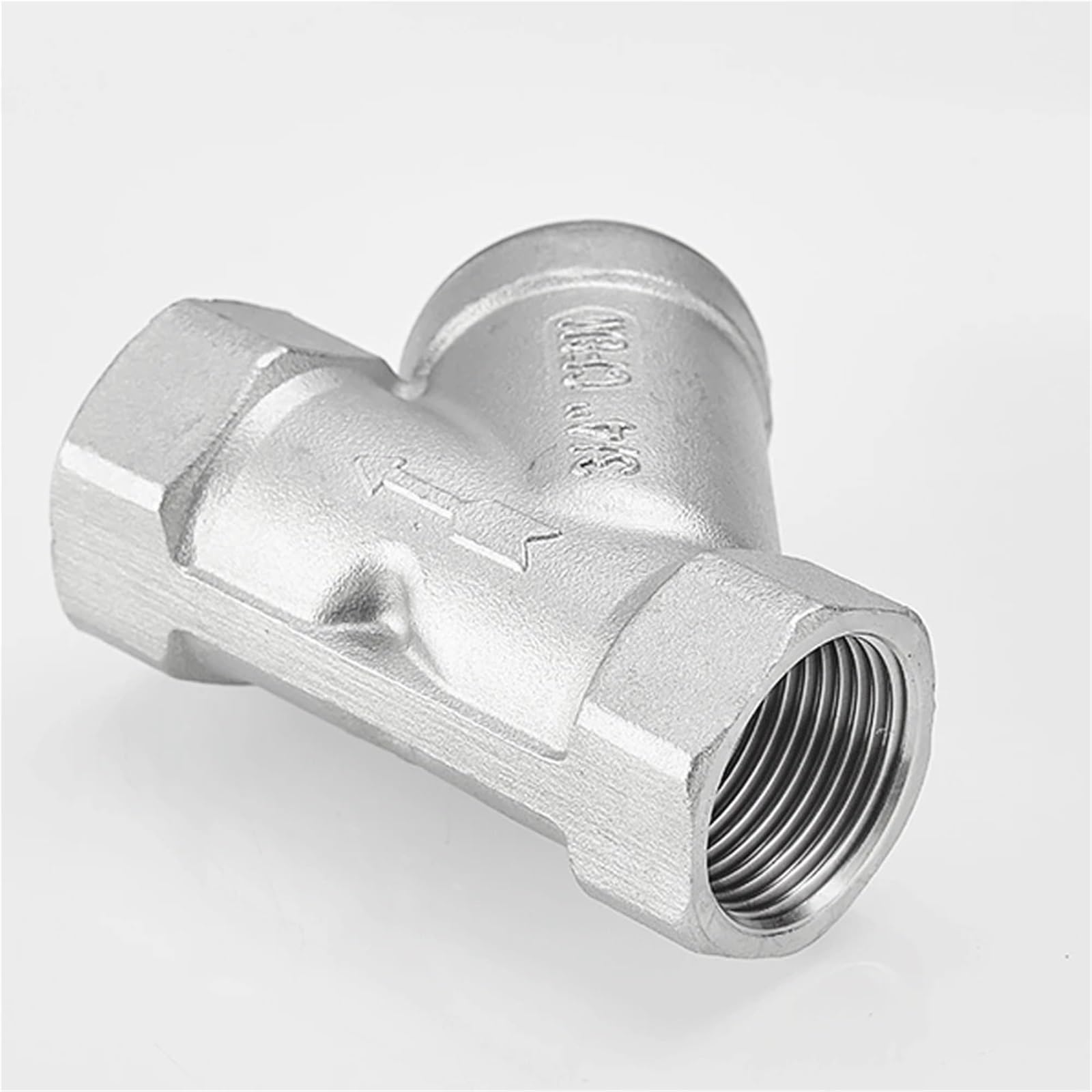 1/4 "3/8" 1/2 "3/4" 1 "1-1/2" 2 "-4" BSP NPT Hembra 316 304 válvula de Filtro Tipo Y en línea de Acero Inoxidable Agua Gas 80 Malla(SS304 BSPT,DN20 3l4 Inch)