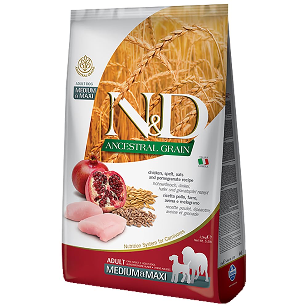 Farmina - Farmina N&D Cordero y Arandano Adult Medium Low Grain - 1069-12 Kg.