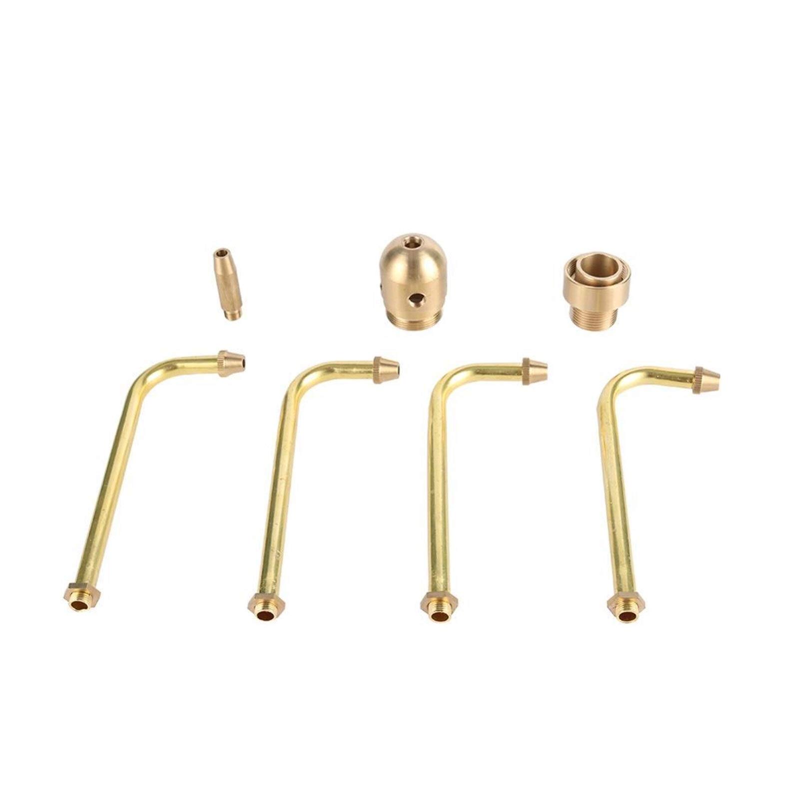 Kit Tubo Flessibile dell'irrinkler pianta 3/4" 1/2" in Ottone filettato Rotante Fontana ugello Garden Girevole Automatica Cortile Piscina Acqua Paesaggio ugello Nozzle