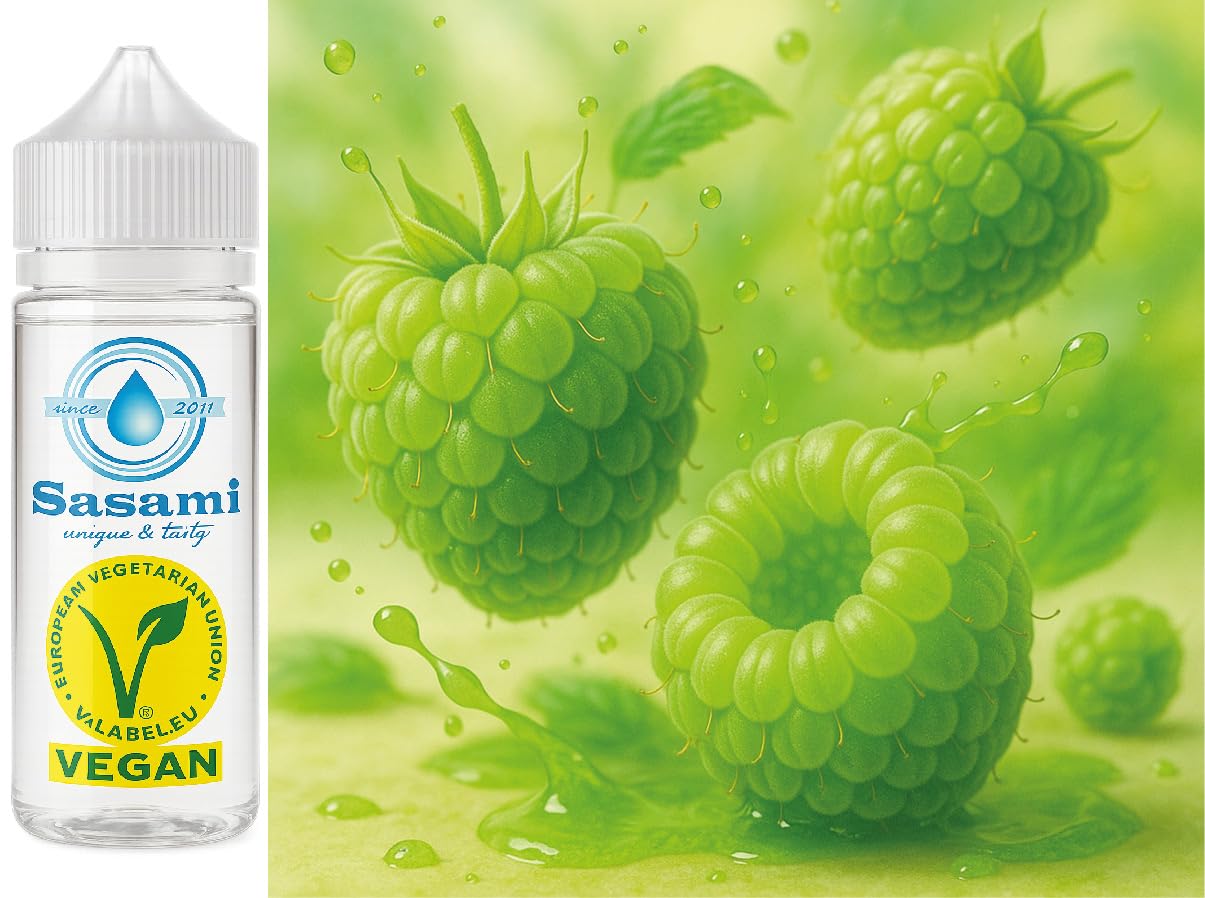 Frambuesa verde aroma concentrado Sasami 100ml para un sabor intenso 8
