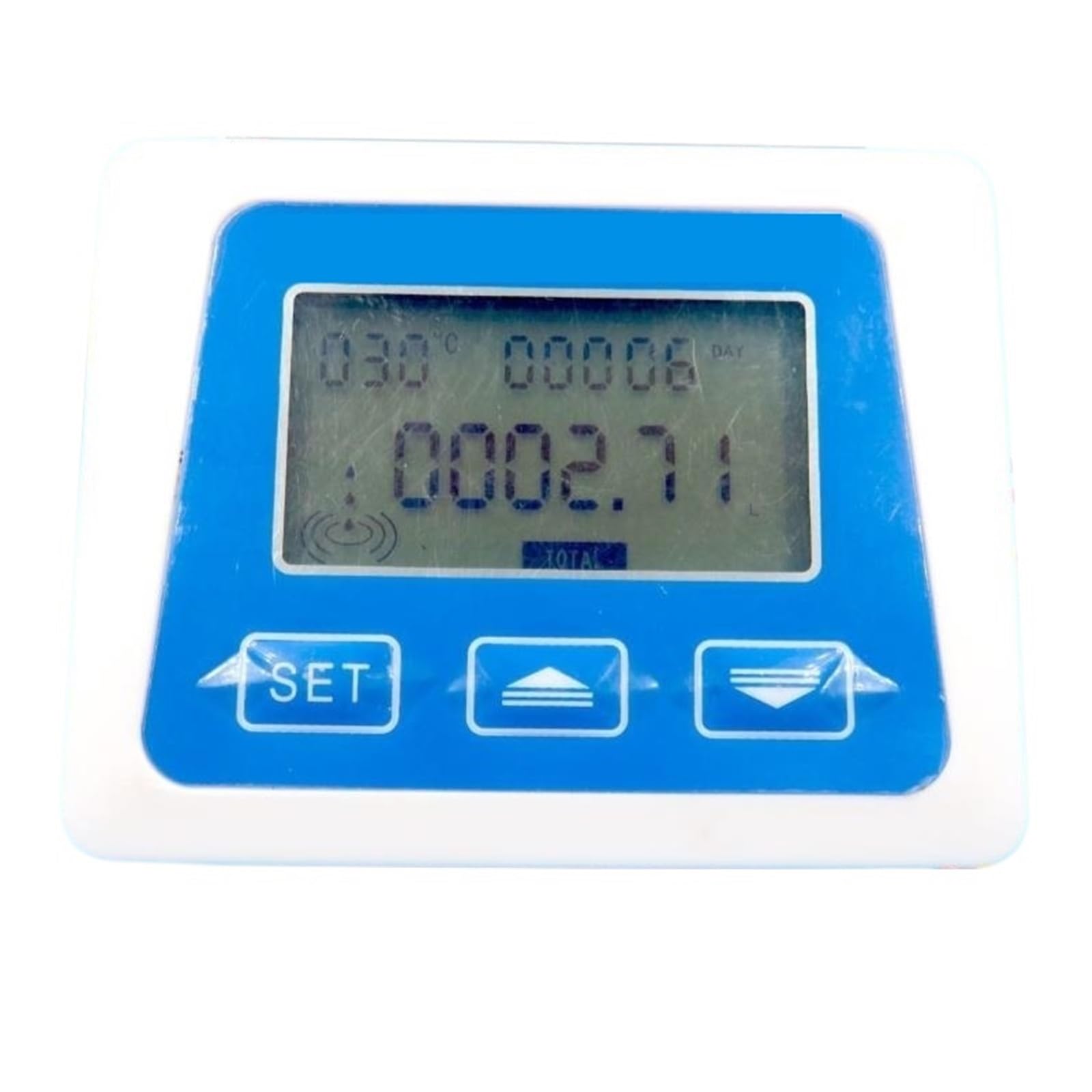 Flow Sensor Meter Digital Pipeline Water Flow Digital Flow Meter Display Digital Temperature Tester Meter Measuring Flow Senosr