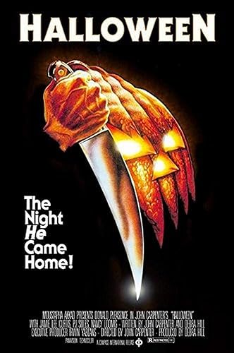Buyartforless John Carpenters Halloween 1978 - Póster clásico de película de terror de 36 x 24 pulgadas The Night He Came Home