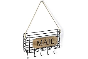 SRIWATANA Wall-Mounted Mail Organizer