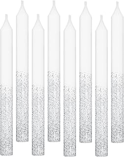 Glitter Dipped Birthday Candles - 3 1/4